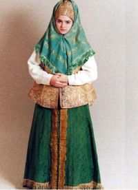 Rosyjski kostium ludowy zimowy 6