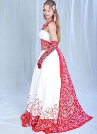 Rosyjska tradycyjna suknia ślubna 6