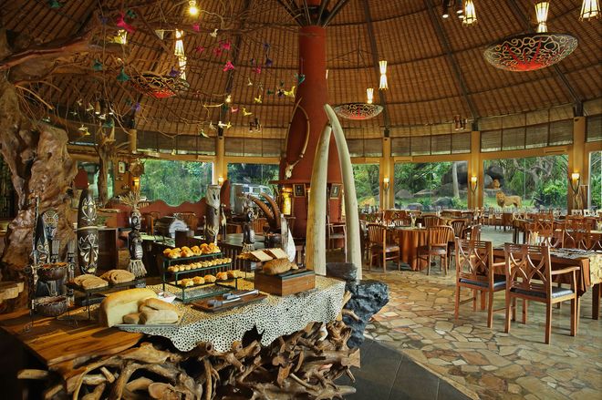 Ресторан Tsavo Lion, расположенный в сафари-парке Бали