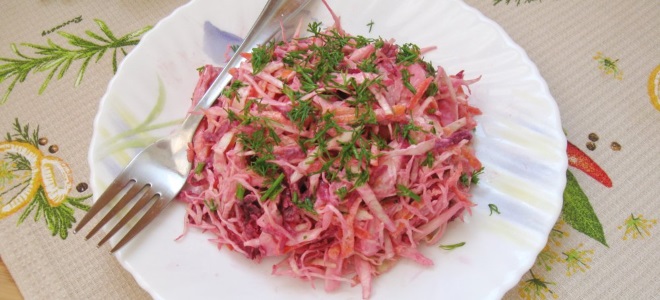 salata odrezaka s mesom