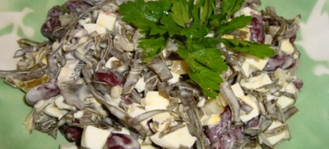 salata s morskim keljom i grahom