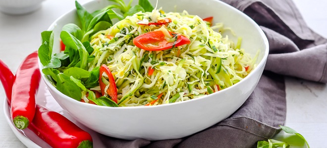 Svježa salata od kupusa - recept