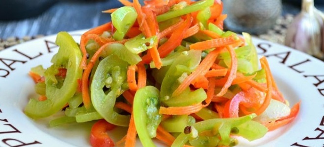 salata od zelene rajčice
