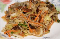 ogórek z mięsem Koreańska sałatka