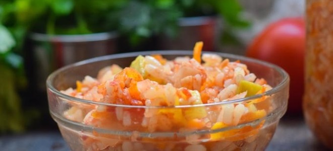 Салата от моркови за зимата - рецепта с ориз