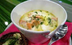 лососова супа са кромпиром