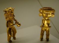 Экспонаты музея золота доколумбовой эпохи