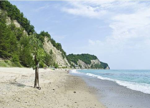 peščene plaže Abhazije fotografija 2