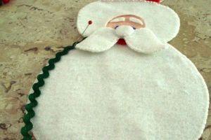 Santa Claus z plsti (12)