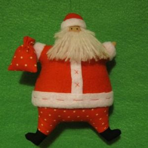 Santa Claus z plsti (15)