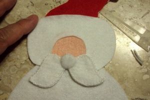 Djed Mraz napravljen od filca (7)
