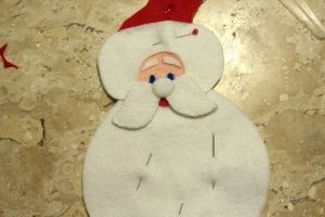 Деда Мраз израђен од филца (8)