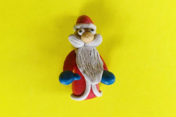 Święty Mikołaj z plasteliny 6