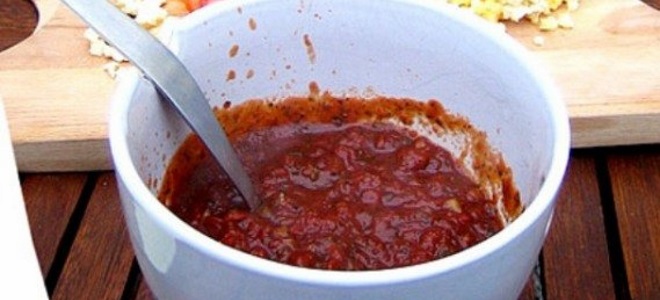 Шашлик доматен сос - рецепта