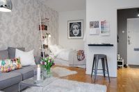 Скандинавски стил в интериора на малки апартаменти7