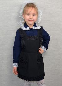 Školska haljina s pregačom 11