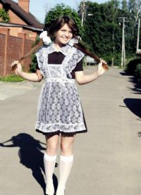 Школска хаљина са кецељом 3