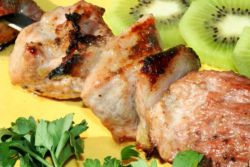 kebab marinovaný v kiwi