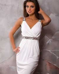 Grčki stil kratke haljine 4
