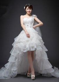 Vjenčana haljina kratka prednja duža 2