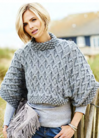 кратки плетени џемпер 3
