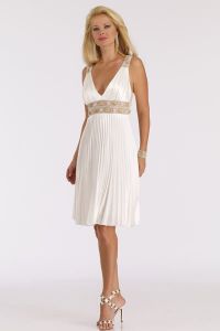Кратка бяла рокля 6
