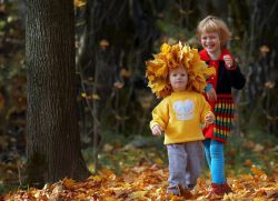 Známky podzimu pro děti