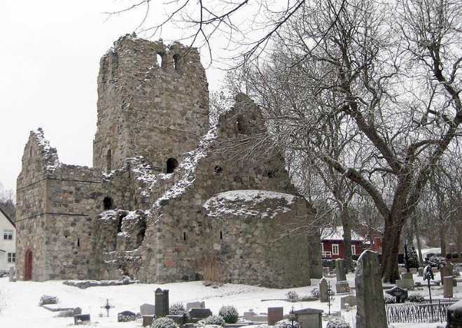 Руины церкви Святого Олафа
