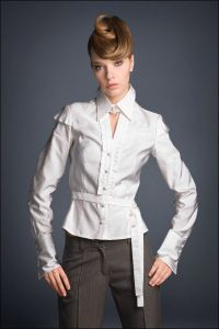 модели на копринени блузи 1