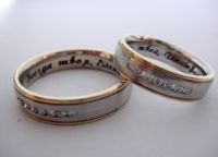 сребърни сватбени пръстени 1