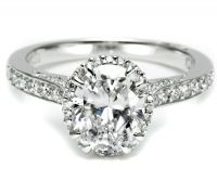 Сребрни прстен са дијамантом 6