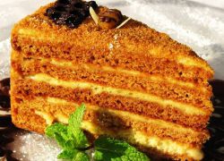 medový koláč jednoduchý recept doma