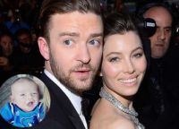 Justin Timberlake, jego żona i syn