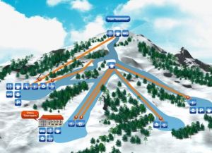 алпийски ски курорт блокируха (1)