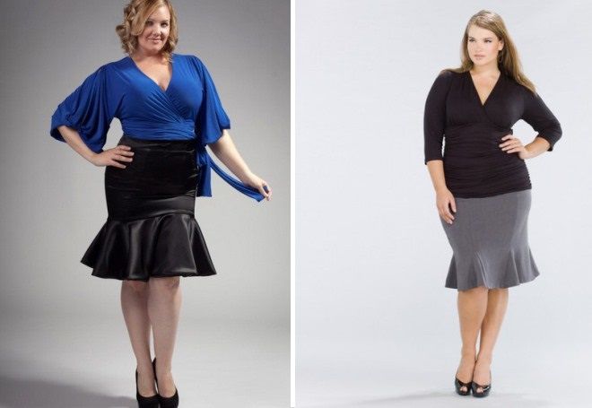 rok sukně pro obézní ženy