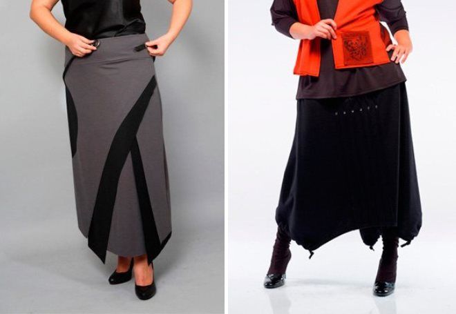 dlouhé sukně pro obézní ženy