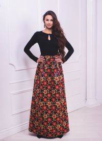 Floral print skirt 2014 5