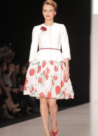 Floral print skirt 2014 7