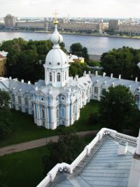 Smolnova katedrála v Petrohradě5