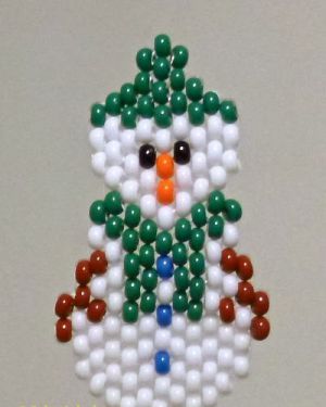 snowman bead33