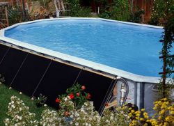 solární kolektory pro vytápění bazénové vody