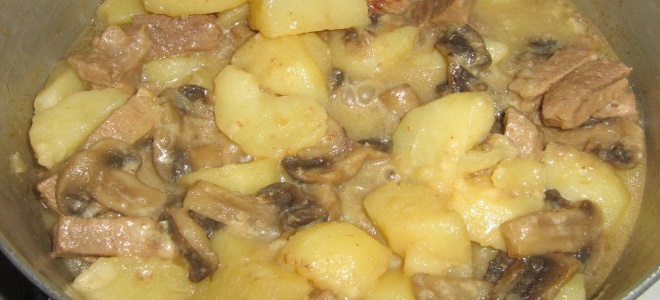 гъби супа с картофи на втория