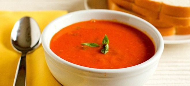 Доматска целина супа рецепта
