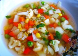 mrożona zupa warzywna