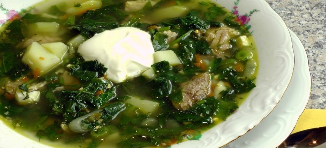 Sorrelska juha z receptom iz bisernega ječmena
