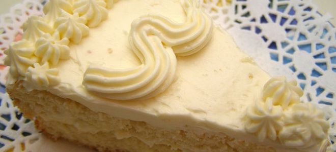 Creamy maslo kremna torta