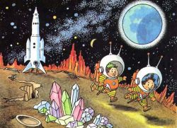 vesoljske risanke za otroke