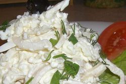 chobotnicový salát se sýrem