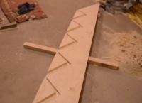 Schody wykonane z drewna własnymi rękami40