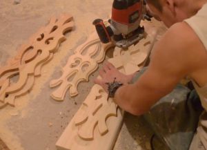 Schody wykonane z drewna własnymi rękami62
